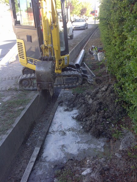 raccordement au réseau tout à l'égout ou pluvial